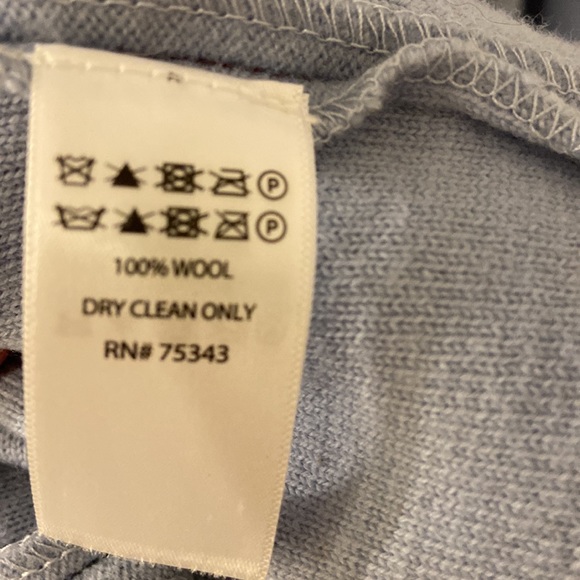 Nanette Lepore Blue Wool Coat M - Picture 6 of 7